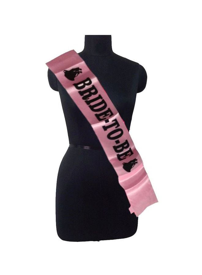 بارتي بروبس وشاح حفلات مطبوع بعبارة "Bride To Be" من طراز STO579. One Size  - Image 2