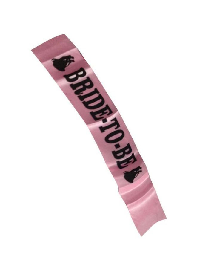 بارتي بروبس وشاح حفلات مطبوع بعبارة "Bride To Be" من طراز STO579. One Size  - Image 1