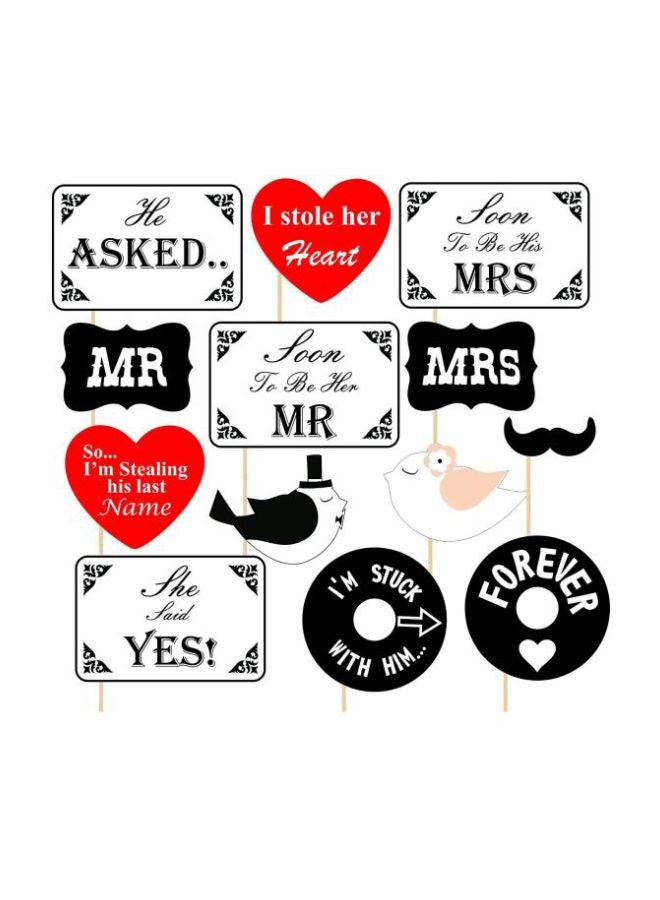 13-Piece Party Props And Engagement Banner Set - v1579272929/N33338711A_1