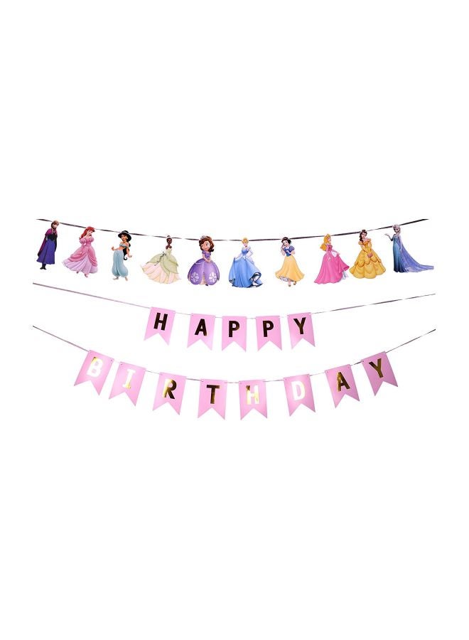 ساند بوكس مجموعة لافتات بطبعة عبارة "Happy Birthday" - Image 1