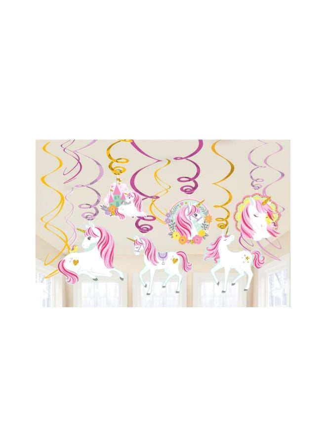 أمسكان مجموعة أشرطة زينة من القصدير بتصميم لولبي للحفلات، من 9 قطع، طراز 671929 - Image 2