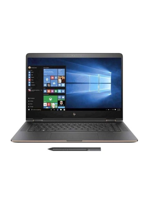 Spectre X360-15T Convertible 2-In-1 Laptop With 15.6-Inch Display, Core i7 Processor/16GB RAM/512GB SSD/2GB NVIDIA GeForce 940MX Graphic Card Black