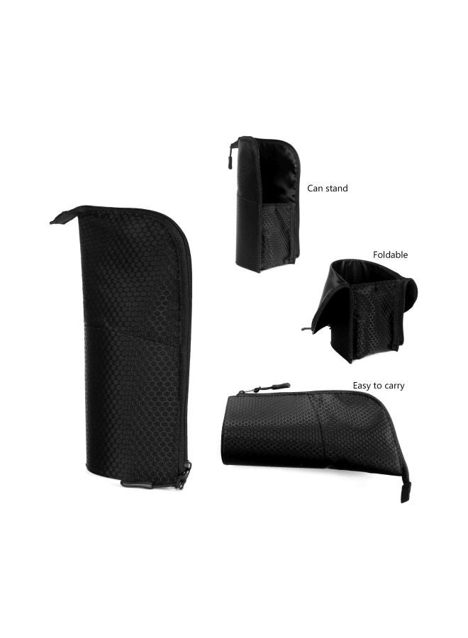 MONSTINA - Multi-Fuction Makeup Brush Organizer Case Black - Image 1