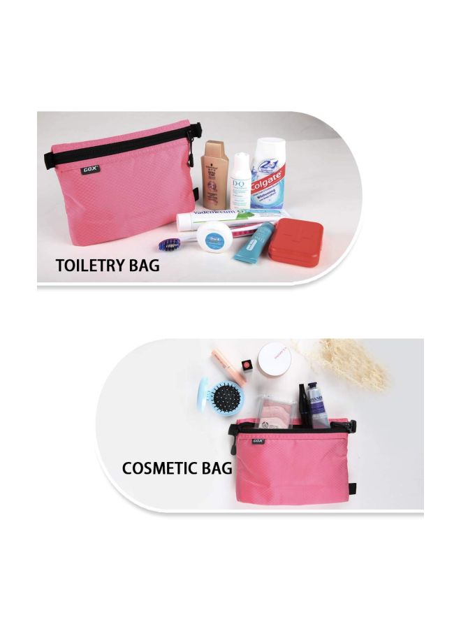 GOX - Protective Travel Cosmetic Bag Pink - Image 1