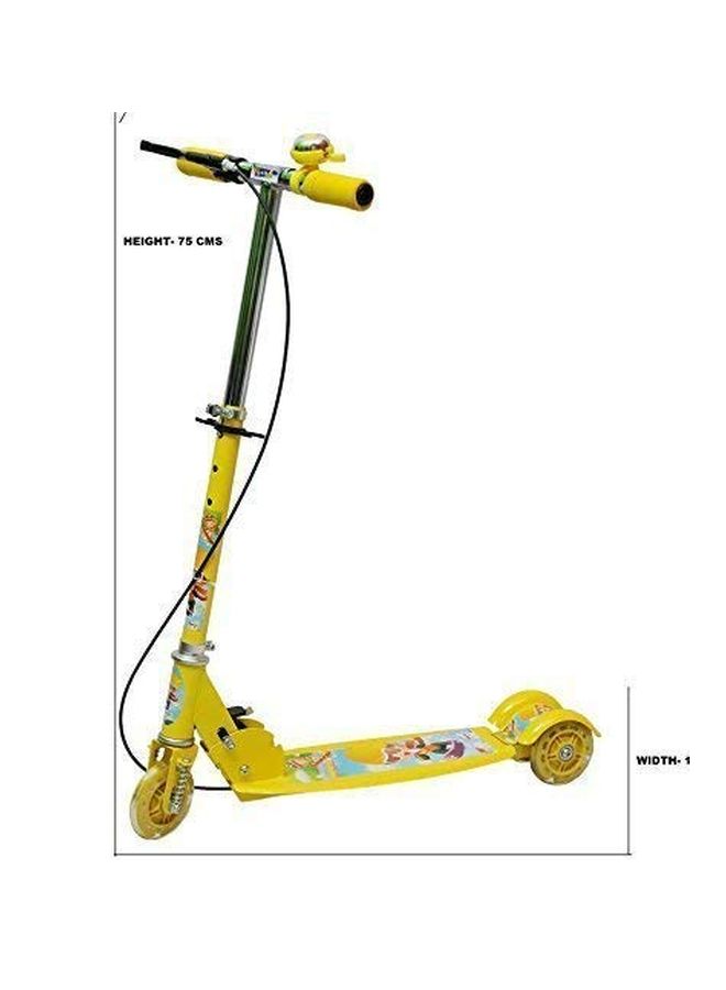 Raawan Foldable Scooter RA6019 Yellow - Image 2