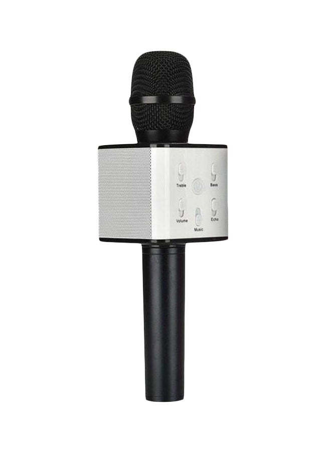 Q7 Karaoke Microphone 2724573520526 Black/White  - Image 1
