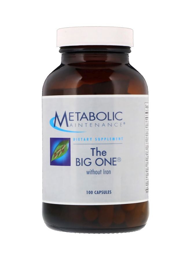 ميتابوليك مانتينانس مكمل غذائي ذا بيج ون بعدد 100 كبسولة