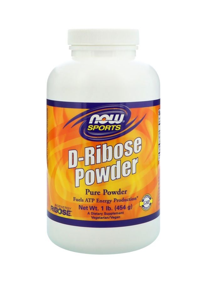 Now Foods D-Ribose 454g Powder  - Image 1