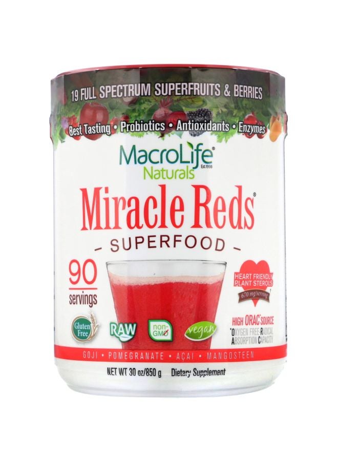 MacroLife Naturals - Miracle Reds Superfood 670mg Dietary Supplement - Image 1