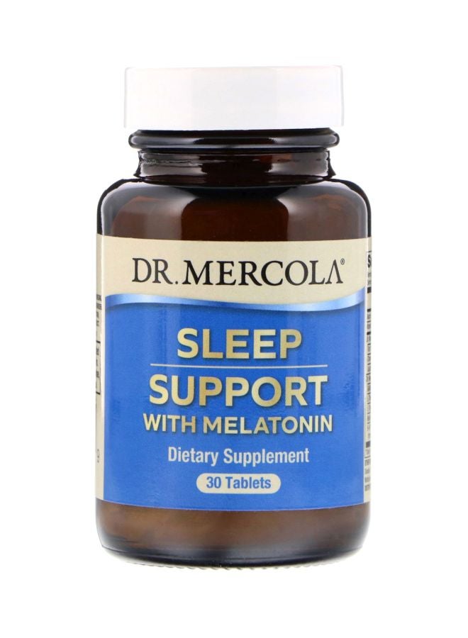 Dr. Mercola - Sleep Support With Melatonin - 30 Tablets - Image 1