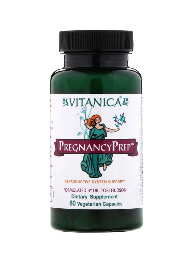Vitanica Pregnancy Prep Reproductive System Support - 60 Vegetarian Capsules 