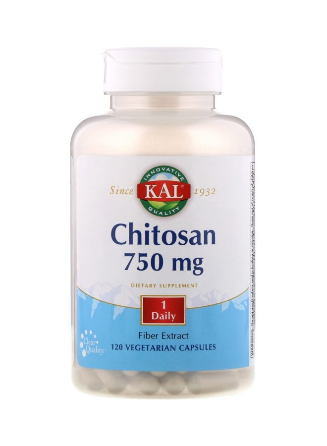 كال مكمل غذائي تشيتوسان 750 مجم - يحتوي 120 كبسولة نباتية
