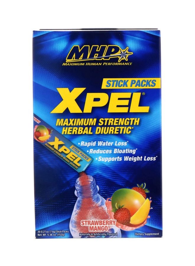 MHP Xpel Maximum Strength Herbal Diuretic Dietary Supplement 80 capsules - Image 2