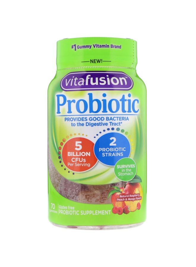 Vitafusion Probiotic Supplement - 70 Gummies 
