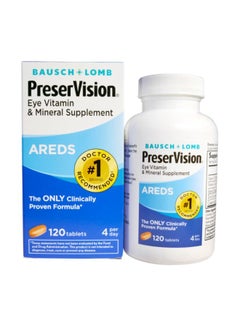 PreserVision Areds Eye Vitamin And Mineral Supplement - 120 Tablets