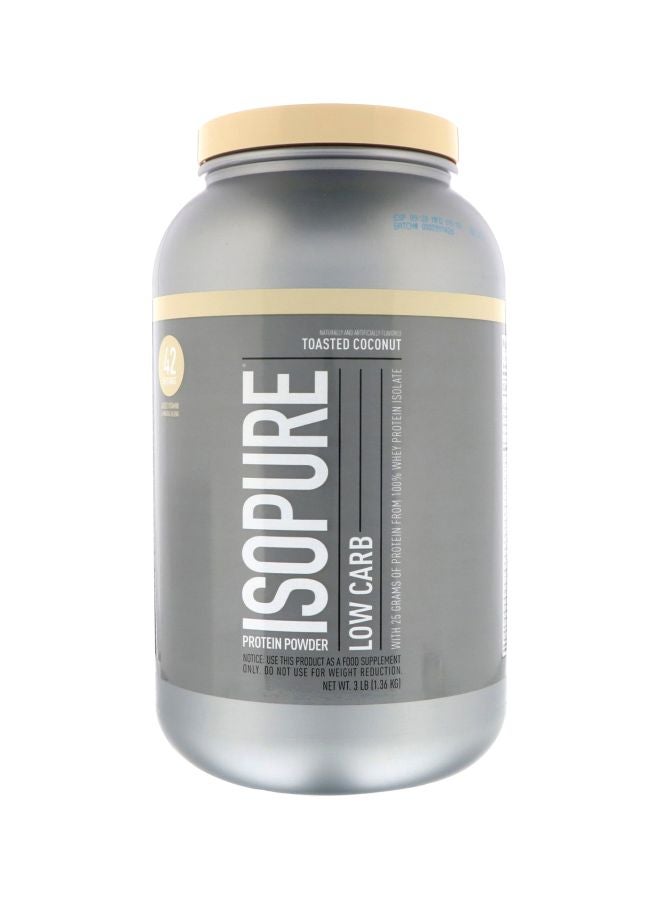 Nature's Best IsoPure Low Carb Protein Powder - Toasted Coconut