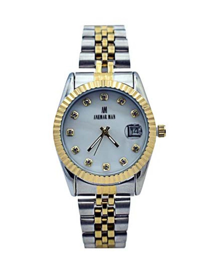 ANEMAR MAN women Stainless Steel Analog Wrist Watch 001-0078-4