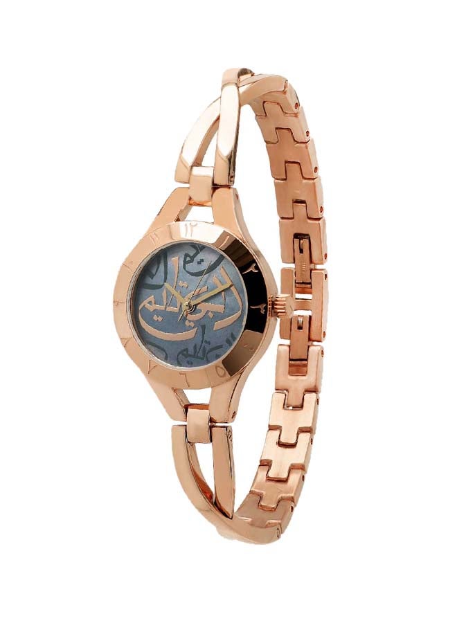Dubai Time - women Stainless Steel Analog Quartz Wrist Watch TW-140373BRR - Image 1