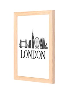 Decorative Wall Art With Wooden Frame Multicolour 23x33cm