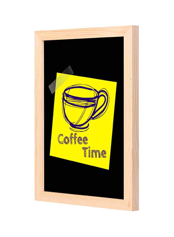 LOWHA Decorative Wall Art With Wooden Frame Grey/Black 23x33cm