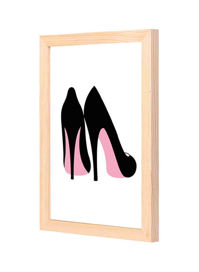 LOWHA Women Sandals Wooden Frame Wall Art Painting Multicolour 23x33cm 