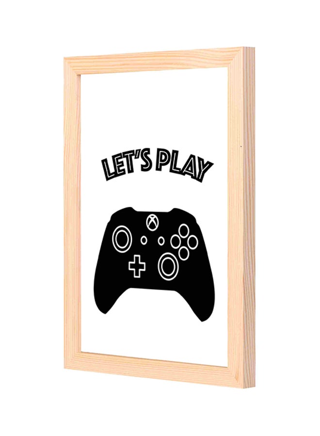 LOWHA - Decorative Wall Art With Wooden Frame Multicolour 23x33cm - Image 1
