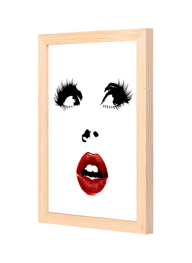 LOWHA Decorative Wall Art With Wooden Frame Multicolour 23x33cm
