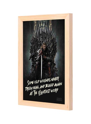 Game Of Thrones Wooden Frame Wall Art Painting Multicolour 23x33centimeter - v1579354396/N33858366A_1