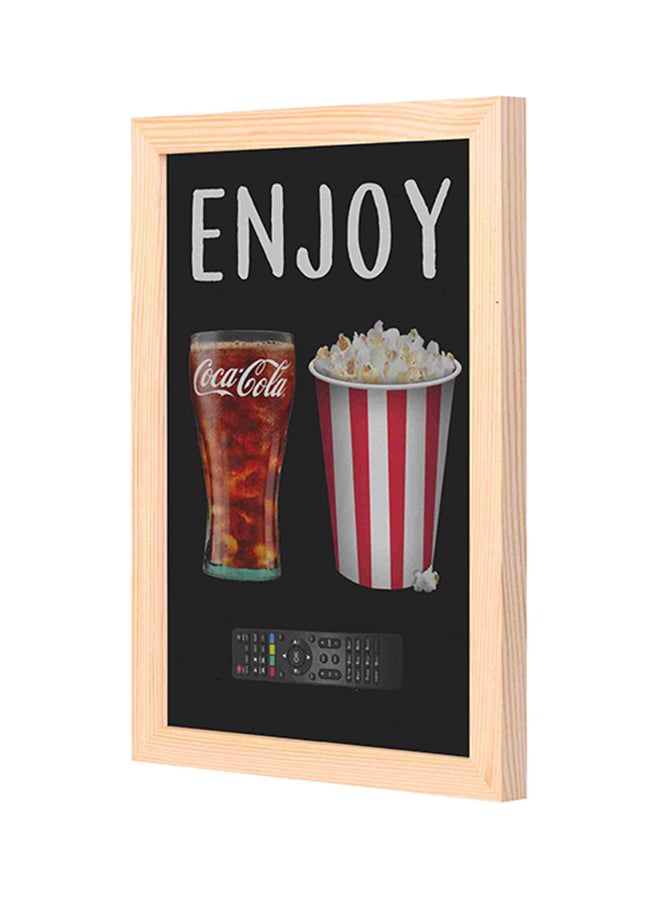 لوحة فنية لديكور الحائط بإطار خشبي متعدد الألوان 23x33Ø³Ù†ØªÙŠÙ…ØªØ±