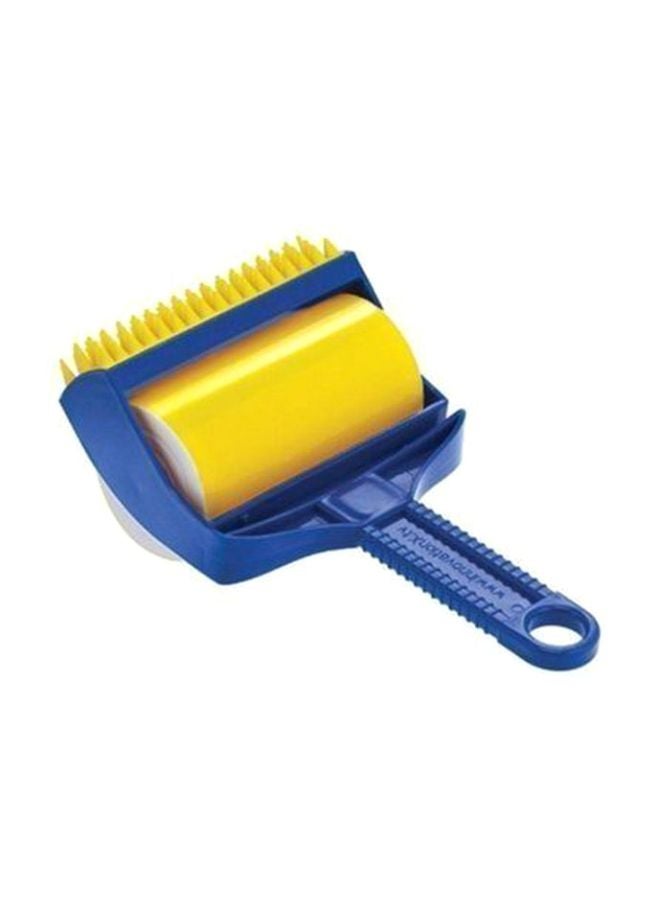 Reusable Sticky Picker Upper Brush Yellow/Blue - Image 1