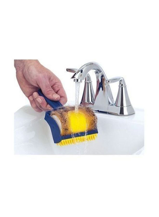 2-Piece Reusable Sticky Picker Upper Brush Yellow/Blue - Image 3