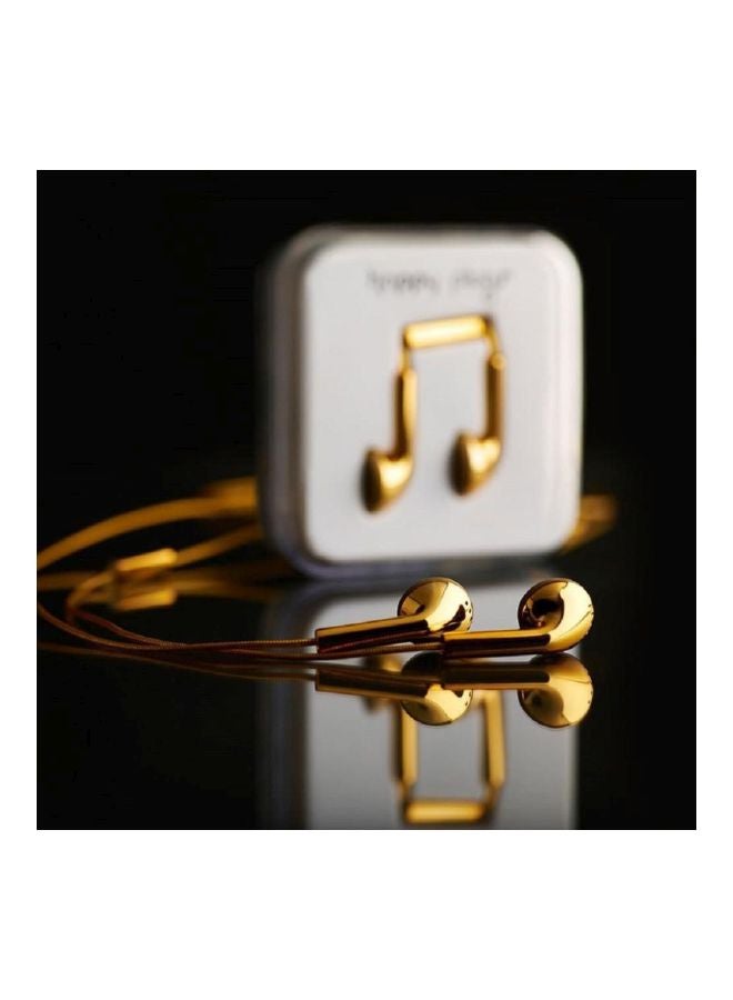 Happy Plugs Bluetooth In-Ear Headset Gold - Image 2