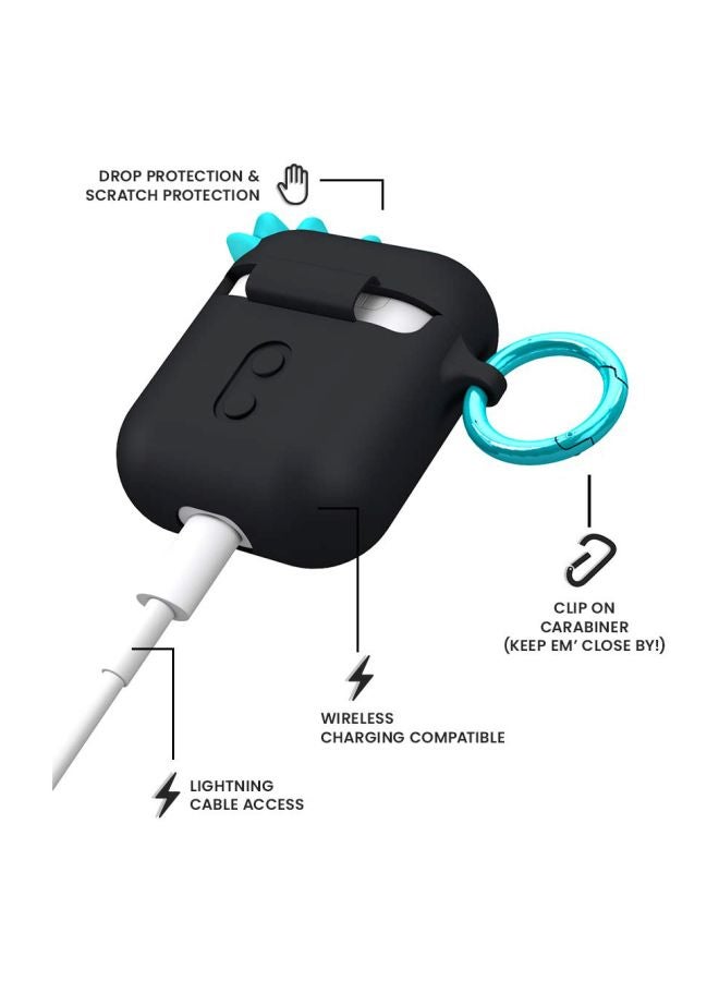 كايس مايت حافظة شحن واقية مزودة بحلقة للآيربودز من آبل لون سبايك هارمليس - Image 4