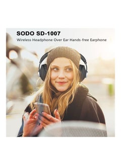 سودو سماعات رأس تُوضع على الأذن تعمل بخاصية البلوتوث مزودة بميكروفون 400.0 mAh  - Image 4
