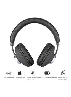 SODO Bluetooth Over-Ear Headphones With Mic Black  - Image 4
