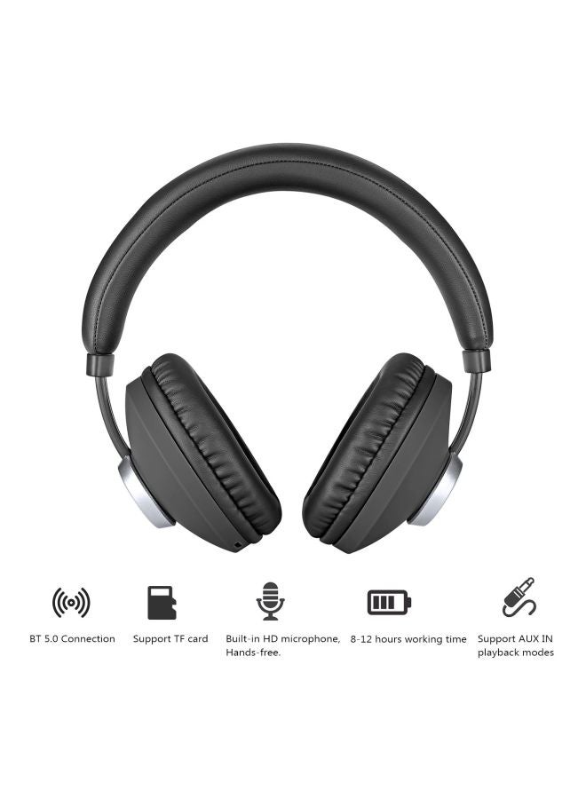 SODO - Bluetooth Over-Ear Headphones With Mic Black - Image 1
