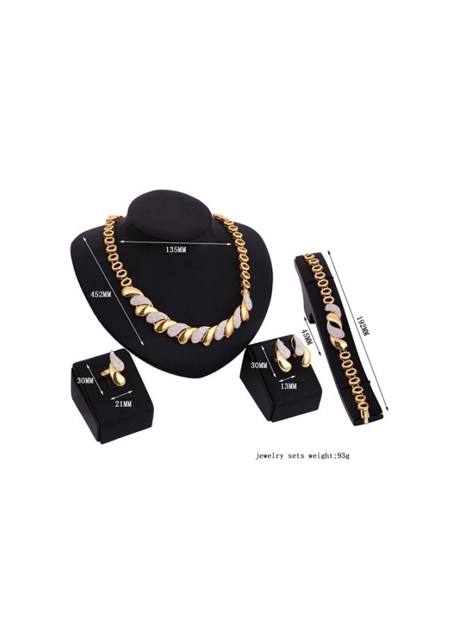 Beauenty - 5-Piece Rhinestone Studded Jewelry Set - Image 1