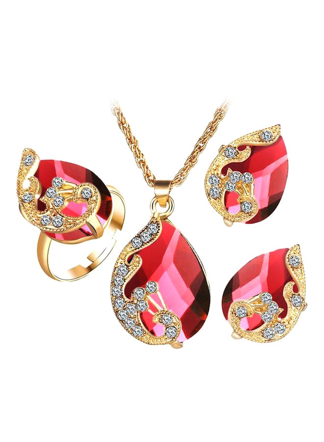 بيوينتي طقم مجوهرات مرصع بالأحجار - Image 1