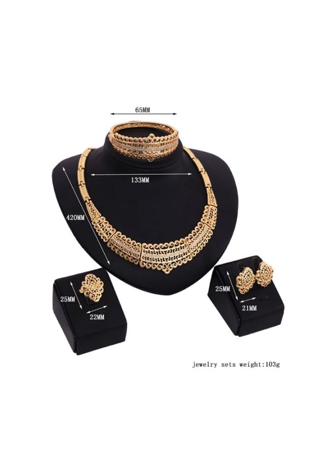 Beauenty Vintage Hollow Design Jewelry Set - Image 2