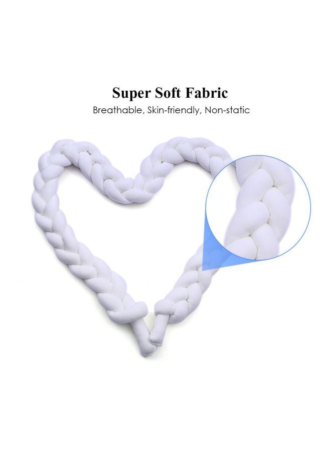 Cotton Braided Crib Bumper Pad  - Image 5