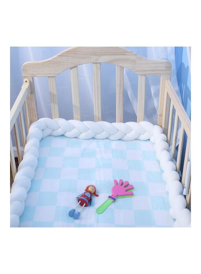 Cotton Braided Crib Bumper Pad  - Image 2
