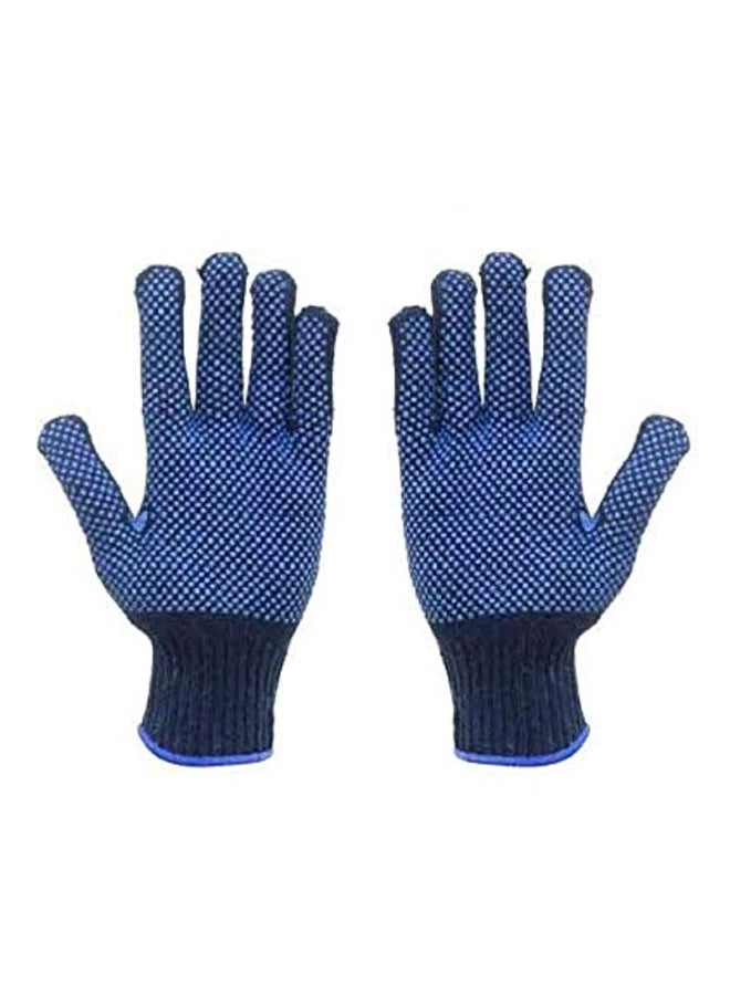 APEX Pack Of 2 Printed Gloves Blue/White One Size 