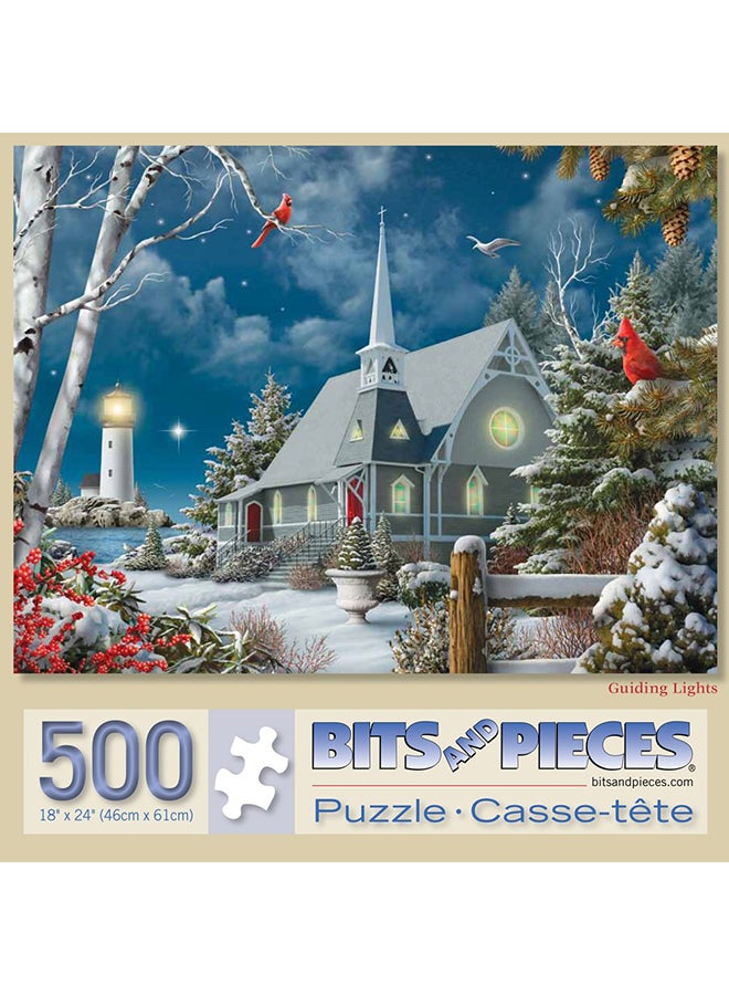Bits and Pieces 500-Piece Jigsaw Puzzle Set 