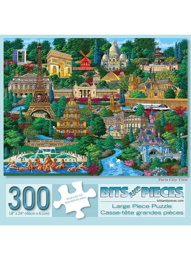 Bits and Pieces 300-Piece Jigsaw Puzzle Set