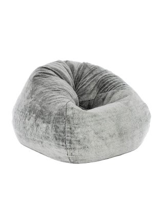 Solid Multi-Purpose Bean Bag With Polystyrene Filling Grey 80x80x50cm - v1579501628/N33418472A_1
