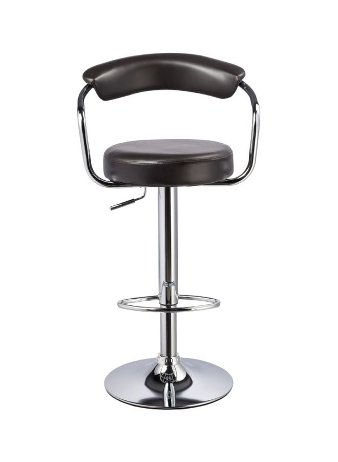 homes r us Label Bar Stool Black/Silver - Image 2
