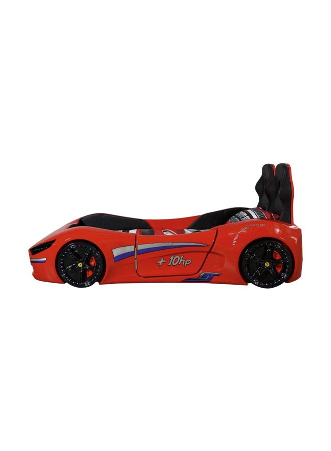 homes r us - Ferrari Car Shaped Bed Red/Blue/White 90 x 190cm - Image 1