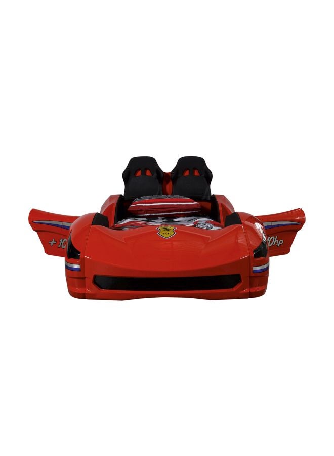 homes r us - Ferrari Car Shaped Bed Red/Blue/White 90 x 190cm - Image 1