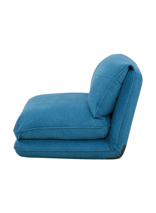 Fabric Foldable Bed Blue