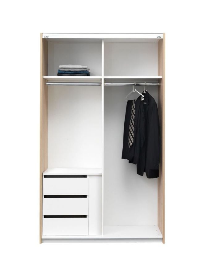 JYSK - Wardrobe With Full Extension Slide Drawer White - Image 1